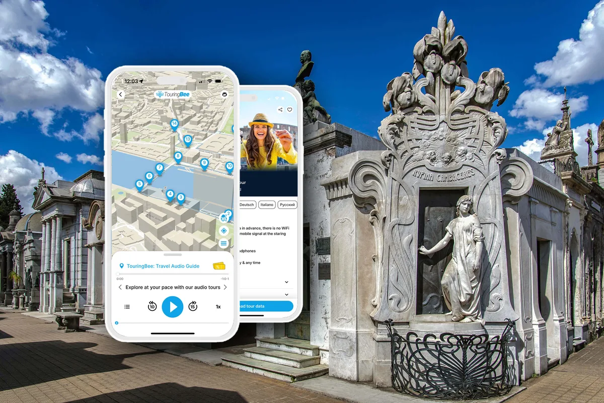 Recoleta Cemetery self-guided audio tour in the TouringBee app